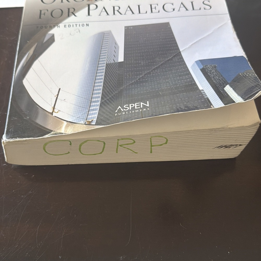 Aspen Publishers Business Organizations for Paralegals 4th Ed Bouchoux PB - Picture 5 of 5